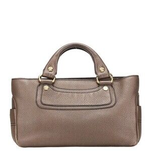 Celine Boogie Bag handbag brown leather